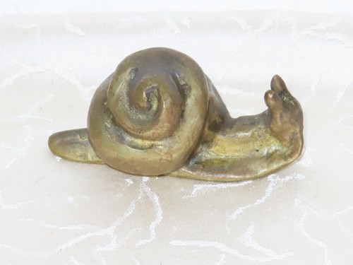 Lumaca vintage ottone - lumaca,