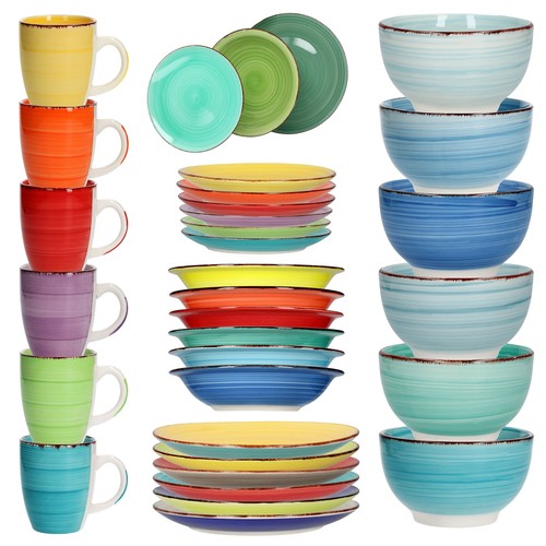 Set piatti pranzo - 6, da